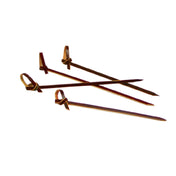 FOH AST017RDB83 Servewise® Disposable Knotted Pick 4-1/2"L Bamboo
