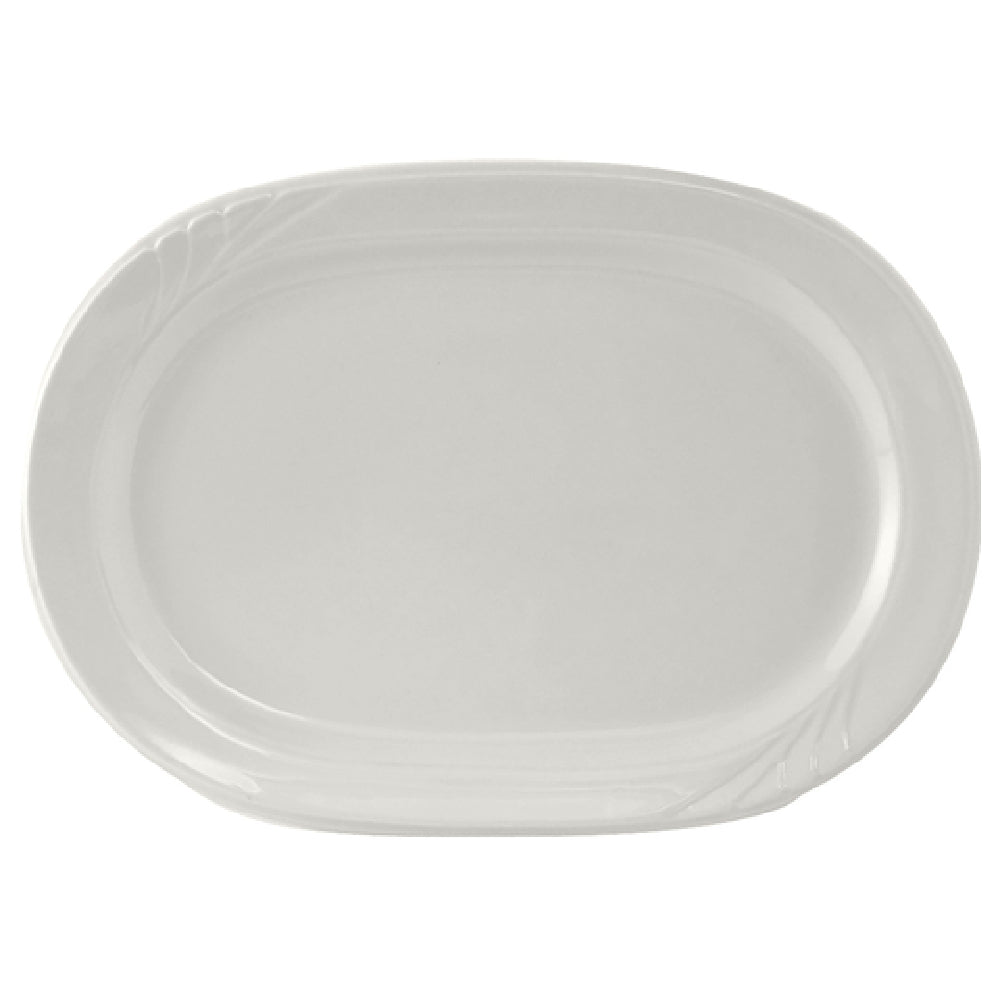 Tuxton YPH-117 Racetrack Platter 11-3/4" X 8-1/2" Oblong