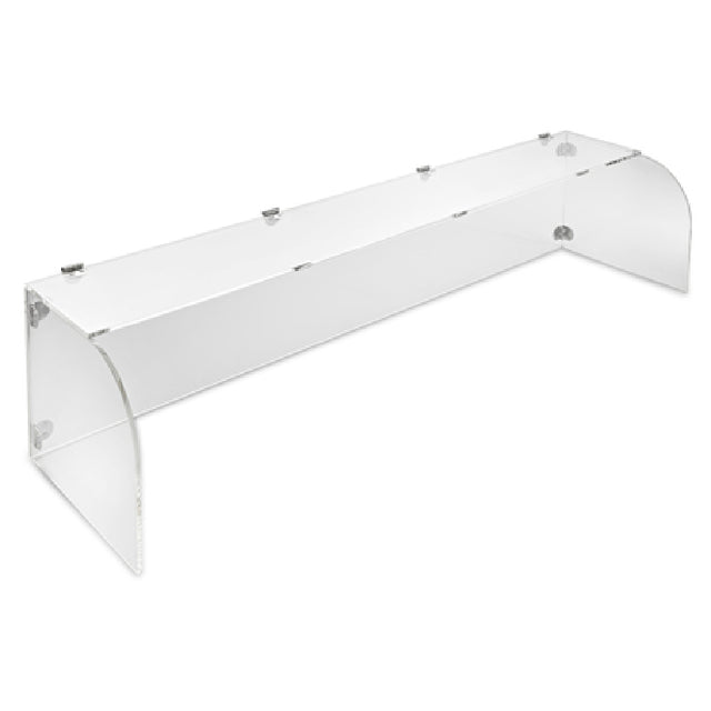 Bon Chef 90110-62 Sneeze Guard 62"L X 12"W X 13"H With Over Shelf