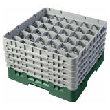 Cambro 36S958119 Camrack® Glass Rack With (5) Soft Gray Extenders Full Size