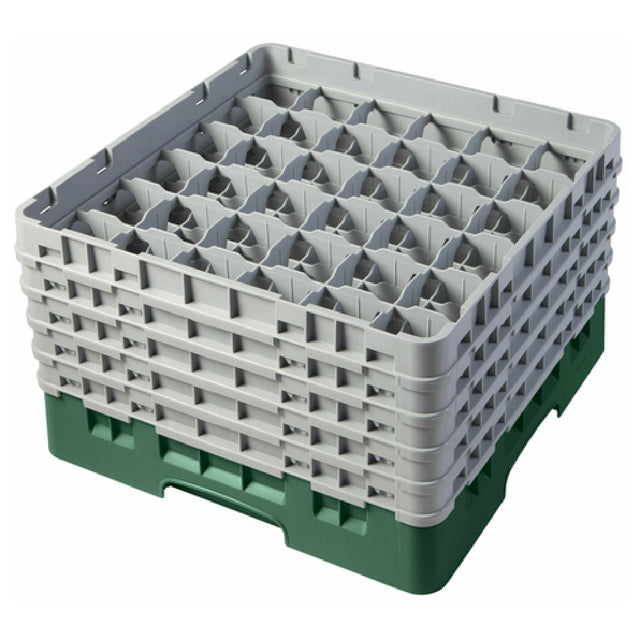 Cambro 36S958119 Camrack® Glass Rack With (5) Soft Gray Extenders Full Size