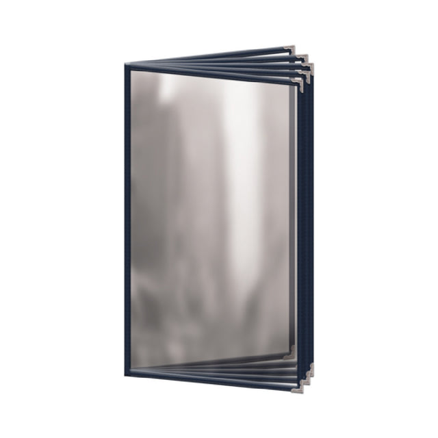 Risch TE-10V 8.5X14 Deluxe Clear Sewn Menu Cover 8-1/2" X 14" Booklet