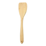 A light-colored bamboo turner kitchen utensil with a wide, flat blade and a smooth, rounded handle featuring a small hole near the end; the TableCraft spatula is shown against a plain white background.