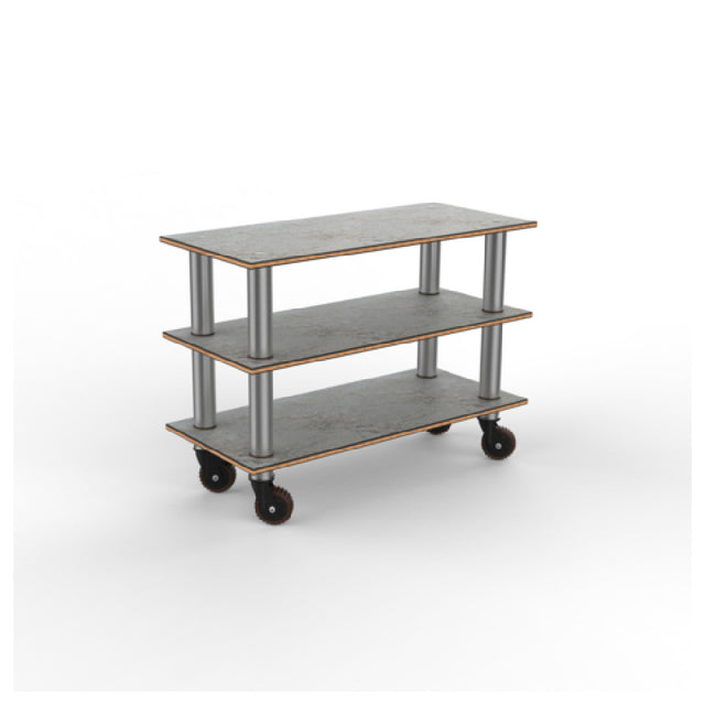 Steelite MGCMSX02GSXH - Modular Creative Extension Unit Grey Brushed Stainless Steel