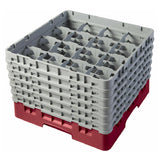 Cambro 16S1114416 Camrack® Glass Rack With (6) Soft Gray Extenders Full Size