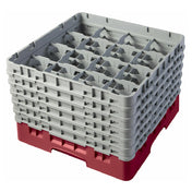 Cambro 16S1114416 Camrack® Glass Rack With (6) Soft Gray Extenders Full Size