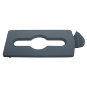 Rubbermaid 2007899 Slim Jim® Mixed Recycling Station Lid Insert 16-1/2"L X 8"W X 1/2"H