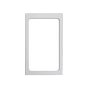 Vollrath 8244020 Miramar™ Template Accommodates (1) 40006 Decorative Pan White Stone Color Color