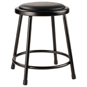 National Public Seating 6418-10 NPS® Vinyl Padded Steel Stool 18"H 14" Round Seat With 11-1/2" Dia. Vinyl Padding