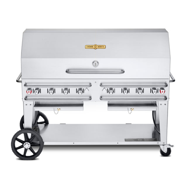 Crown Verity CV-RCB-60-1RDP-SI50/100 Pro Series Grill LP Gas 69"L X 28"D