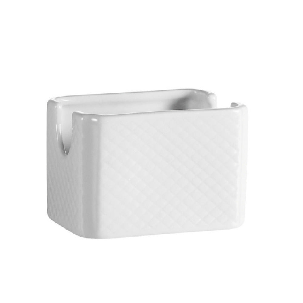 CAC China BST-HSP Boston Sugar Packet Holder 3-1/2"L X 2-1/2"W X 2-1/2"H Rectangular