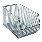 Quantum QMB540CCS - Mesh Stack And Hang Bin, 14-1/2"W X 8"L X 7"H, Rectangular