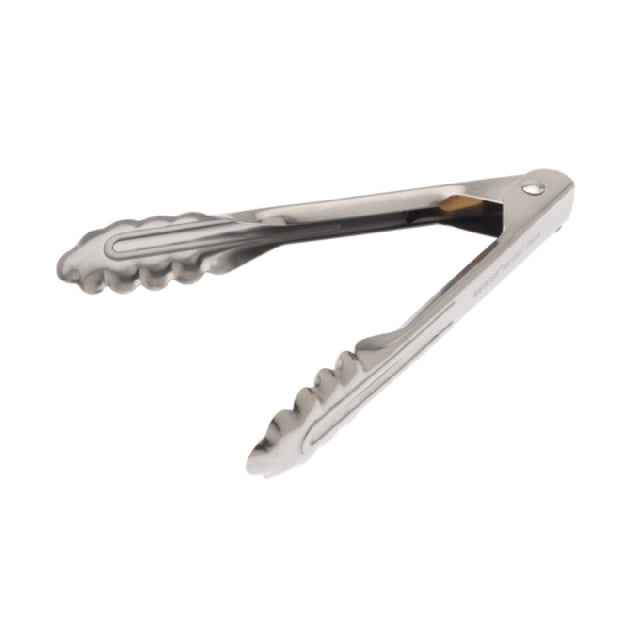 Mercer Culinary M21507 7" Utility Tong Scalloped End 18-0 Stainless Steel