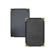 Risch SEVDX-1V 5.5X8.5 Seville Deluxe Hardback Antibacterial/antimicrobial Faux-leather Menu Cover (specify Color)