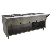 Advance Tabco HF-5E-240-BS Hot Food Table Electric 77-3/4"W X 30-5/8"D X 34-3/8"H