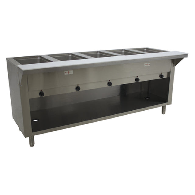 Advance Tabco HF-5E-240-BS Hot Food Table Electric 77-3/4"W X 30-5/8"D X 34-3/8"H