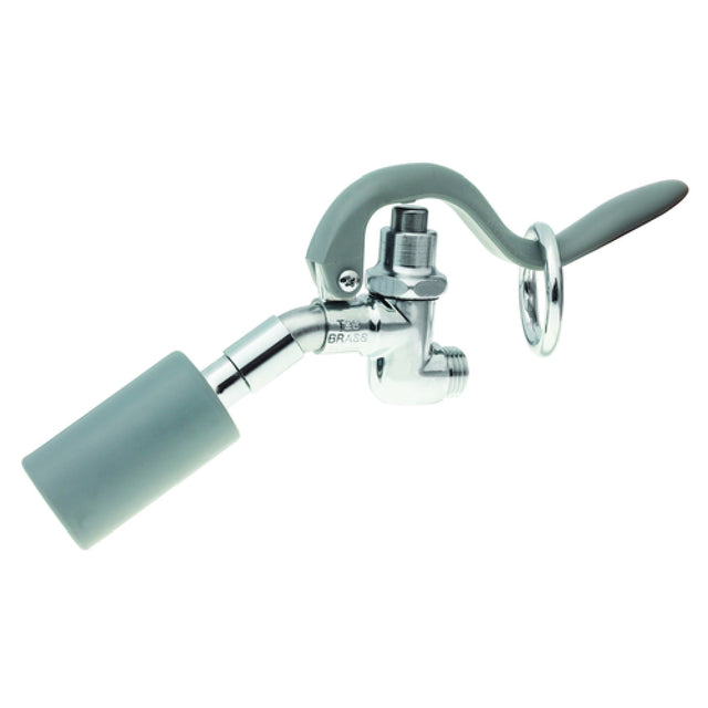 T&S Brass B-0107-C35 Spray Valve Low Flow Spray Face At A 35° Angle 0.65 GPM Flow Control