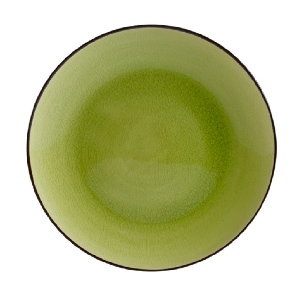 CAC China 666-16-G Japanese Style Plate 10" Dia. X 1-1/4"H Round