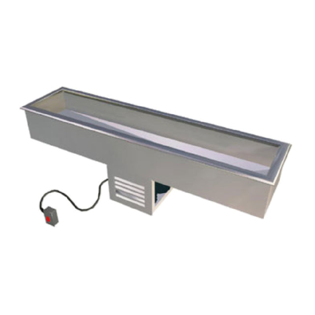 Duke ADI-3MSL Slimline Cold Food Drop-In Unit Refrigerated Cold Pan 70-1/4" Long