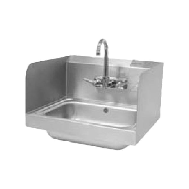 Advance Tabco 7-PS-17 Welded Side Splash 7-3/4"H (installed Height) Both Sides