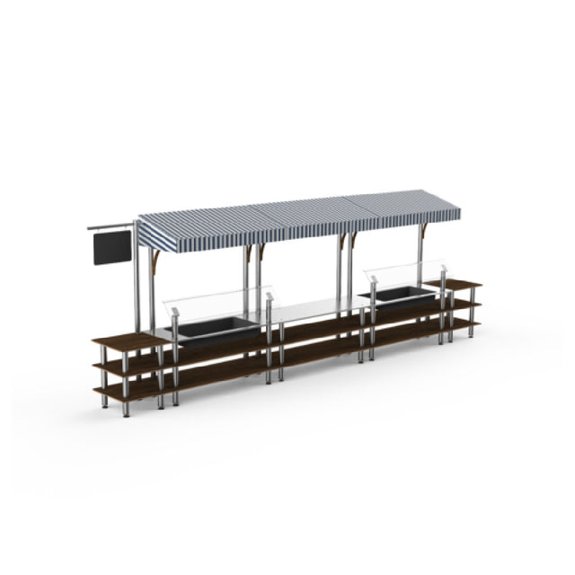 Steelite MGCMLA08WSWF Market Station Mixed Materials (minimum = Case Quantity 1 Per Case) (repack Item)