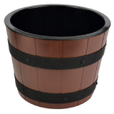 BauscherHepp BBS353 Gourmet Barrel Bowl Set 6 Qt. Includes: (1) 10-1/2" Dia. X 7-3/4"H Brown ABS Bowl