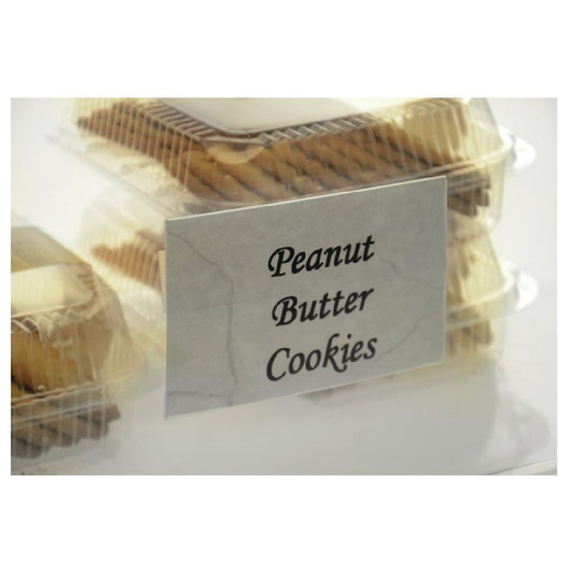 Hubert 98105 - Sign Holder, 3-1/2" X 2", Rectangular
