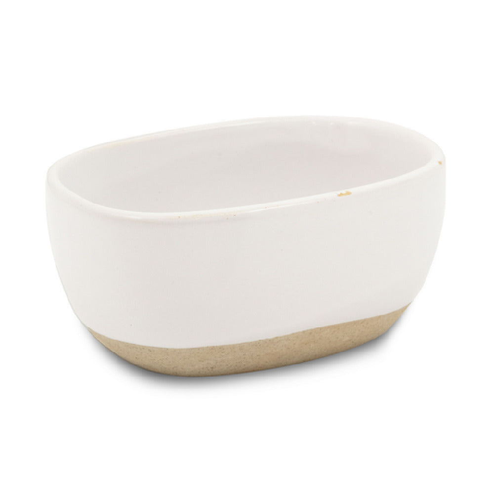 FOH TSH010WHP22 Artefact® Holder 4"W X 3"D X 2"H Oval