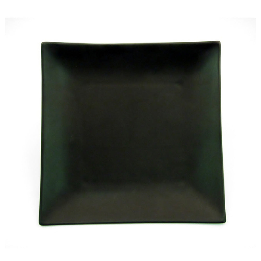 CAC China 6-S16-BLK Japanese Style Plate 10"L X 10"W X 1-1/2"H Square
