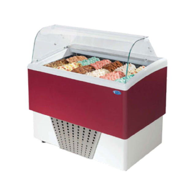 Stoelting by Vollrath CD-BR66-37-RP Italproget Brio Gelato Display Cabinet 46-3/5"W X 30-2/5"D X 48-1/5"H