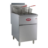 Hubert 12377 - Kratos® Commercial Gas Floor Fryer, (5) Burners, 70 To 100 Lb. Capacity