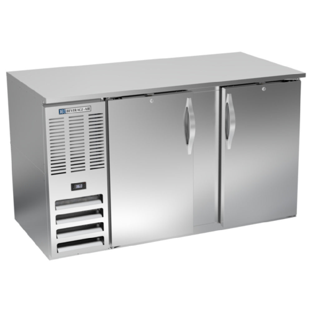 Beverage Air BB58HC-1-F-S - Refrigerated Food Rated Back Bar Storage Cabinet, Two-section
