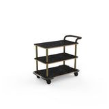 Steelite MGCRNX11MBXX Service Cart 42-1/2"L X 24"W X 36-1/2"H Mixed Materials