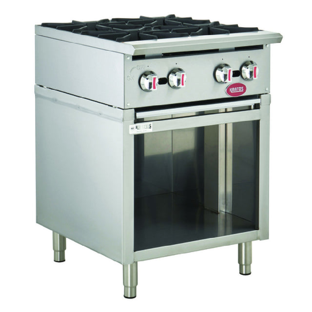 Hubert 128528 - Kratos 29Y-310 36" Gas Range, 36"W X 26-2/5"D X 34"H, (6) Burners