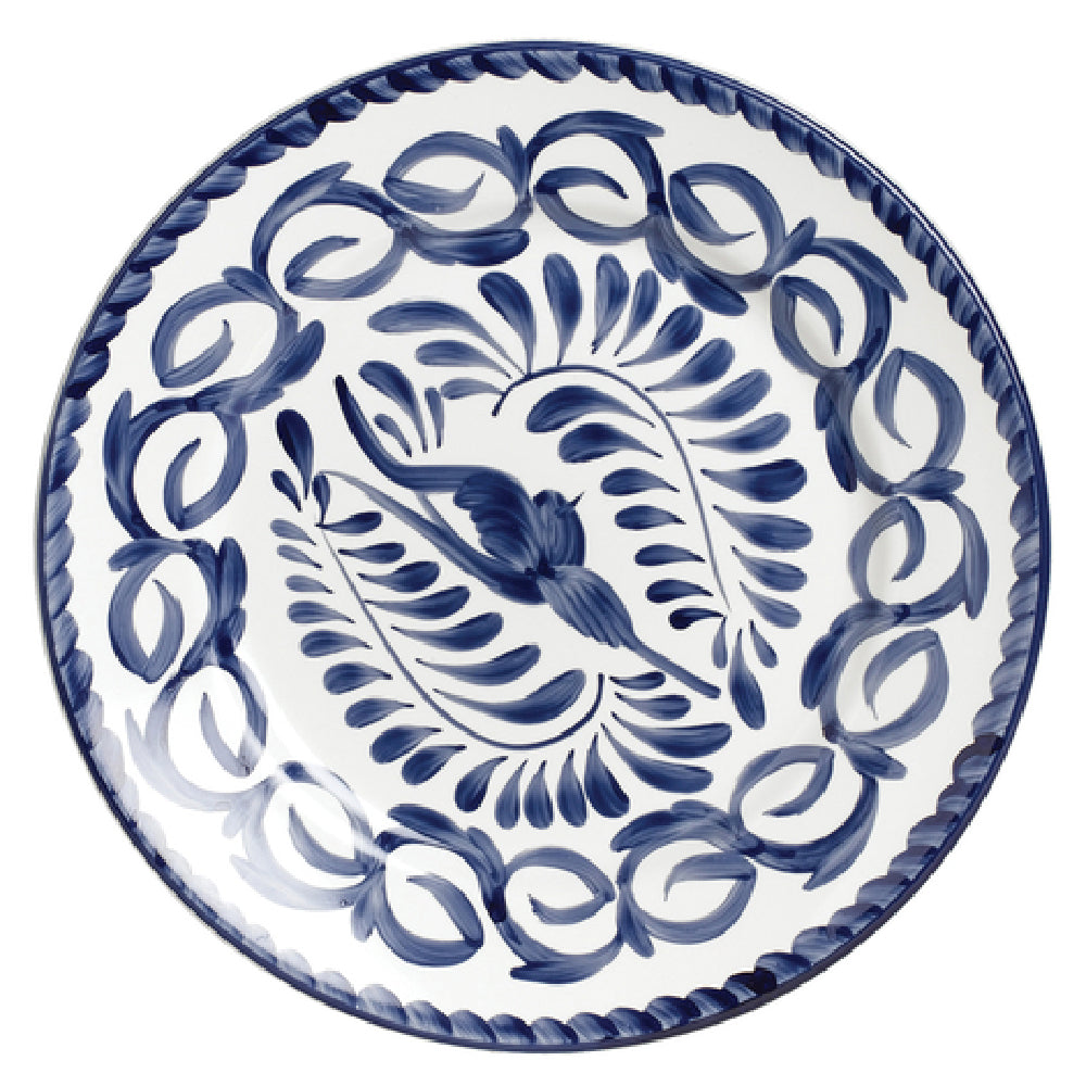 Steelite A124P100 Rimmed Rolled Edge Plate 6.25" Puebla