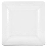 GET Enterprises D9SQRR-W Elite Global Solutions Plate 9" X 3/4"H Square