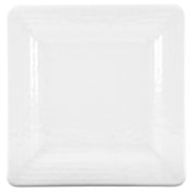 GET Enterprises D9SQRR-W Elite Global Solutions Plate 9" X 3/4"H Square