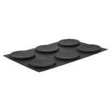 JB Prince M372 K - Demarle Flexipan® Mold, 23"L X 15"W, (6) Large Round