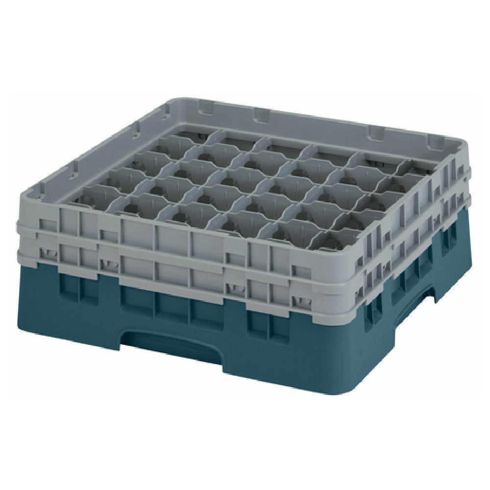 Cambro 36S434414 Camrack® Glass Rack With (2) Soft Gray Extenders Full Size