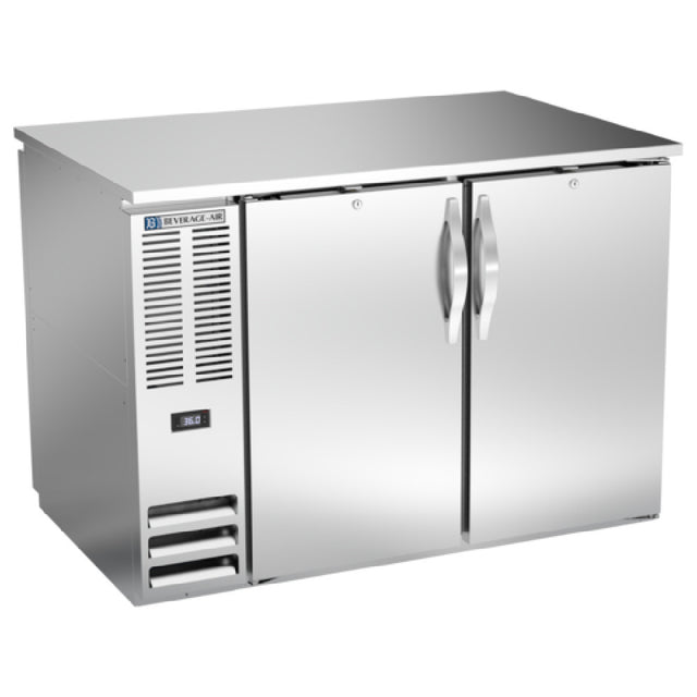 Beverage Air BB48HC-PT-S - Refrigerated Pass-Thru Back Bar Refrigerator, Two-section