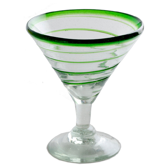 Orion Trading & Design G4667-LW Spiral Cocktail / Margarita Glass 12 Oz. 5" Dia. X 6"H