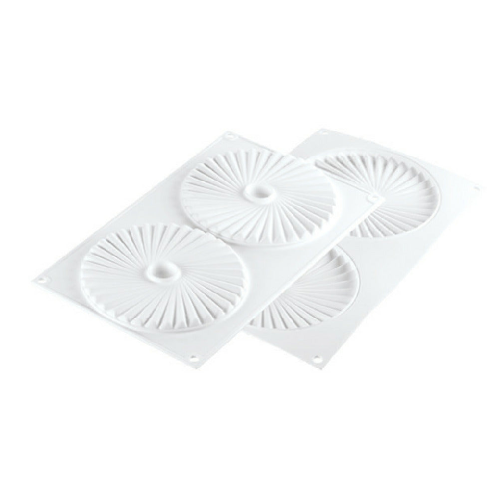 JB Prince MA279 Plisse Mold 100ml Cavity (2) Indents