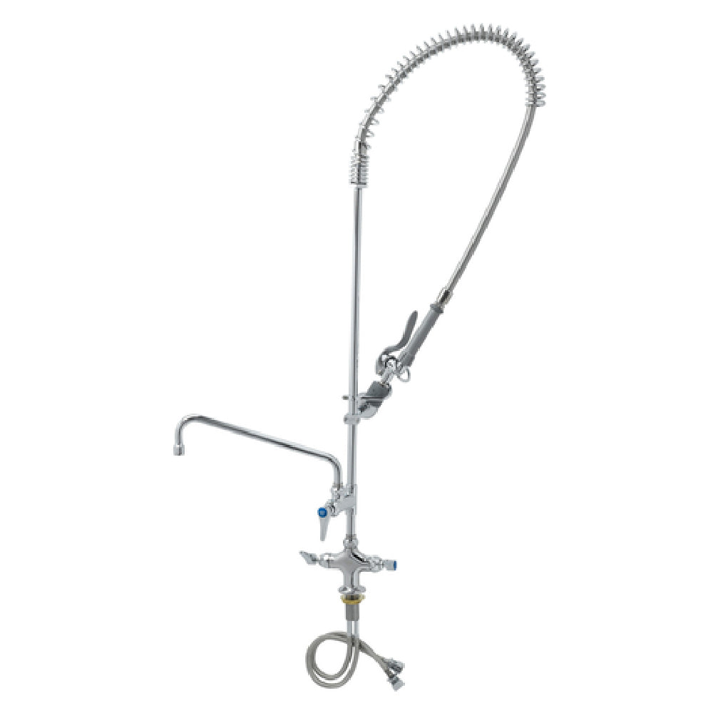 T&S Brass B-0113-ADF12-BJ EasyInstall Pre-Rinse Unit Single Hole Base Deck Mount