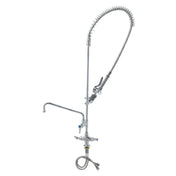 T&S Brass B-0113-ADF12-BJ EasyInstall Pre-Rinse Unit Single Hole Base Deck Mount