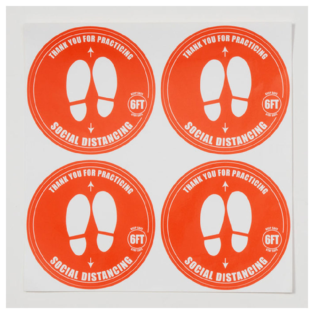 American Metalcraft DSD6 Floor Decal 6" Dia. Round