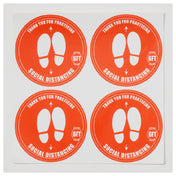 American Metalcraft DSD6 Floor Decal 6" Dia. Round