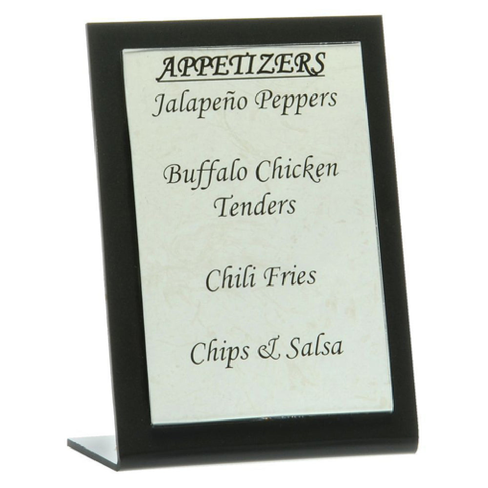 Hubert 87540 - Menu/Sign Holder, 4" X 6"H, Rectangular