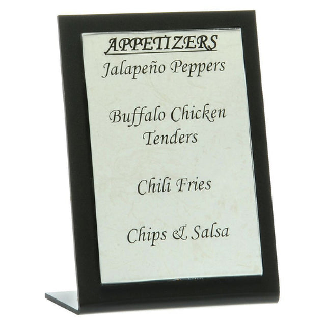 Hubert 87540 - Menu/Sign Holder, 4" X 6"H, Rectangular