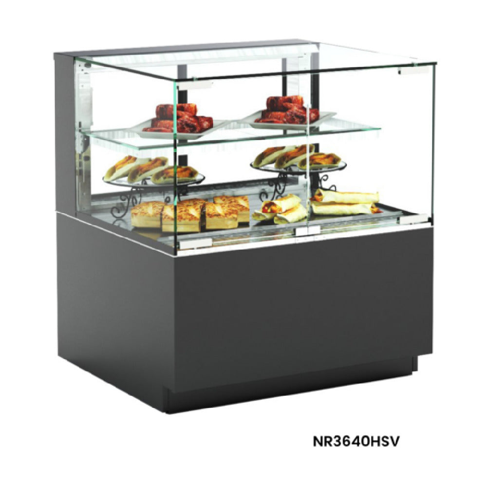 Structural Concepts NR3640HSV Reveal® Service Heated Display Case Freestanding