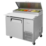 Turbo Air TPR-44SD-N Super Deluxe Pizza Prep Table One-section 14.0 Cu. Ft.